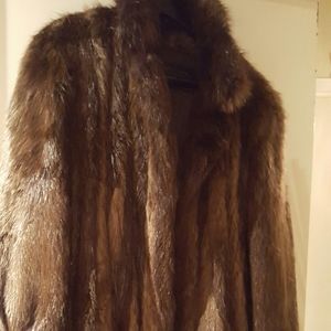 Full length ladies beaver  coat